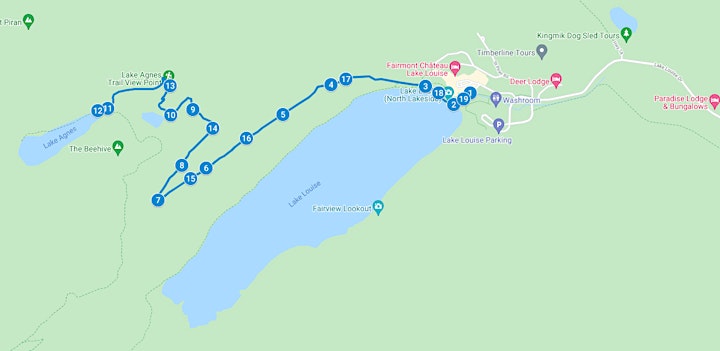 Discover Lake Agnes Tea House Trail with a Guided Audio Hike image