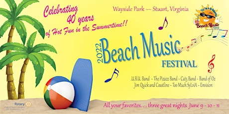 40th Hot Fun in the Summertime Beach Music Festival tickets