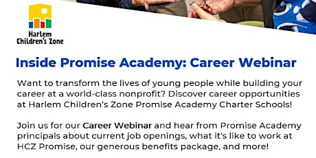 Inside Promise Academy Career Webinar primary image