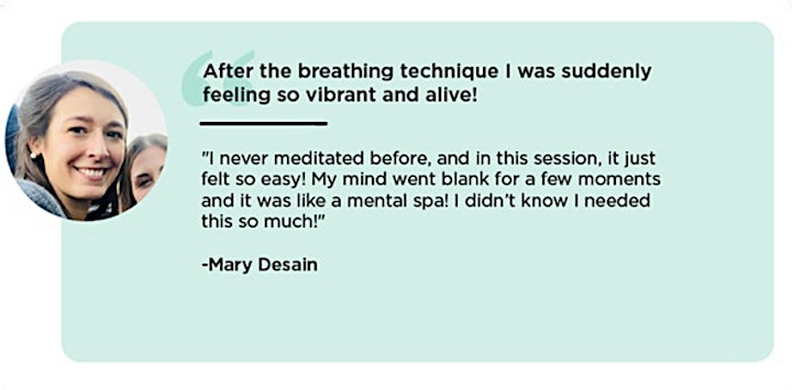 Managing Stressful Times with Breath Meditation image