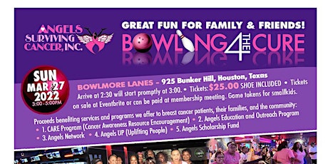 Angels Surviving Cancer  "Bowling for 4 the Cure" primary image
