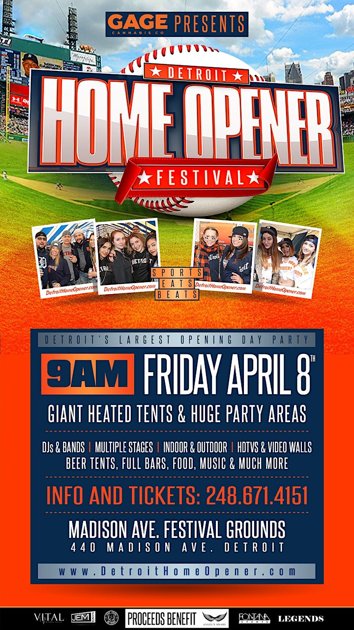 Detroit Home Opener Festival: The city's largest party! image