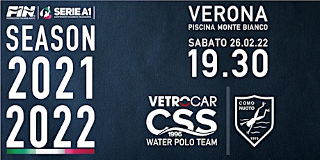 Immagine principale di Vetrocar CSS Verona vs Como Nuoto - Pallanuoto Femminile A1 