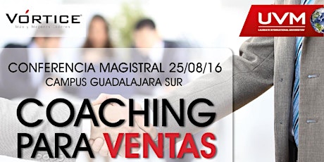 Imagen principal de Conferencia Magistral El Coaching en las Ventas