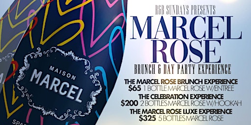 The Marcel Rose Sunday Brunch x Day Party , Live Music, Free Entry