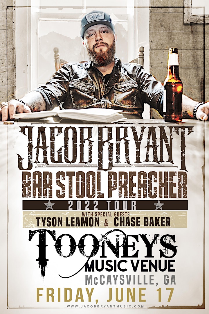 Tooneys Presents: Jacob Bryant with Tyson Leamon & Chase Baker image