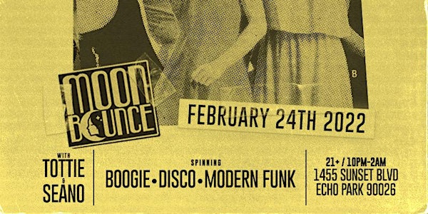 Moon Bounce (March 31 @ The Shortstop) (Boogie / Disco / Modern Funk)