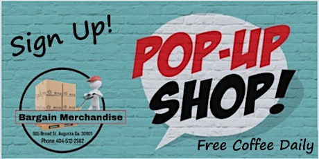 POpUp Shop on Broad St. (All Dates are 2 Days Fri & Sat) tickets