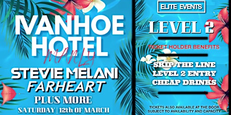 Ivanhoe Hotel Manly Presents Stevie Melani & Farheart primary image