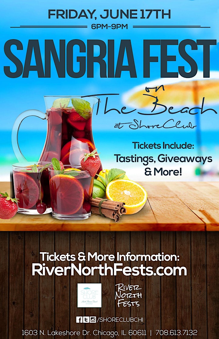 Sangria Fest on the Beach - Sangria Tasting at North Ave. Beach image