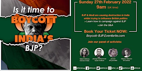 Is It Time To Boycott India's BJP? primary image