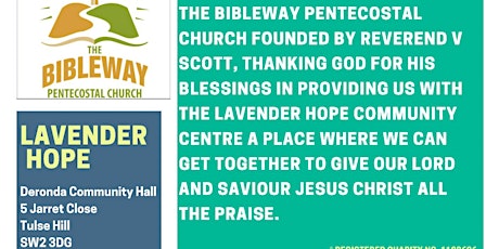 The Bibleway Pentecostal Church tickets
