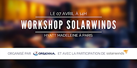 Workshop SolarWinds