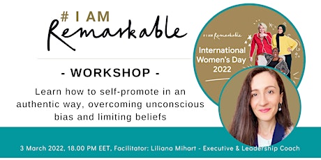 #IamRemarkable: Break the bias and learn how to self-promote effectively primary image