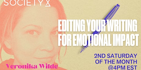 SocietyX : Editing Your Writing for Emotional Impact tickets