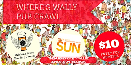 CESS & SUN: Where's Wally Pub Crawl primary image