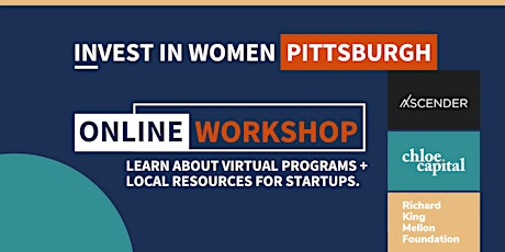 Invest In Women x Pittsburgh: Local Startup Resources primary image