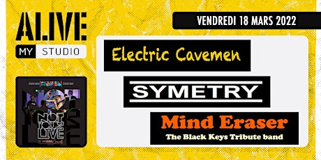 Electric Cavemen, Mind Eraser Tribute Black keys, Symmetry Muse Tribute.