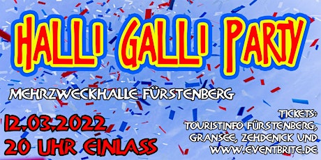 Halli-Galli-Party in Fürstenberg - endlich wieder Party - 12.3.2022