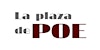 Logotipo de La plaza de Poe. Espacio de creación literaria y musical. Eventos, charlas, talleres y Catas de Libros. Fomentamos la escritura.
