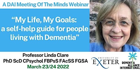My Life, My Goals: A Self-Help Guide for People living with Dementia primary image