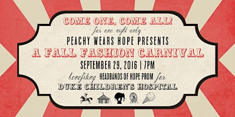 Peachy Wears Hope Fall Fashion Carnival primary image