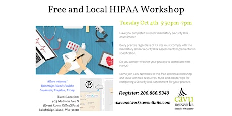 Free HIPAA Workshop primary image