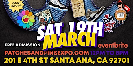 Patches & Pins Expo Orange County
