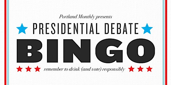 Presidential Debate BINGO