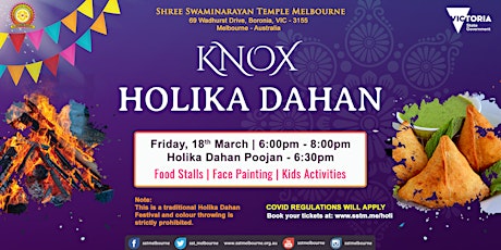 Knox Holika Dahan Festival 2022 primary image