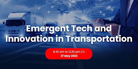Emergent Tech and Innovation in Transportation biljetter