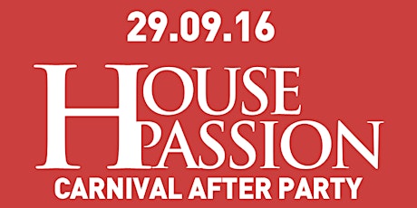 House Passion: Carnival After Party primary image