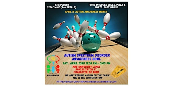 Autism Awareness Bowl with Let's Talk About It...The Autism Center, Inc.