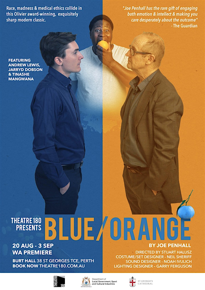 THEATRE 180 presents Blue/Orange by Joe Penhall image