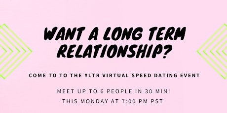 LTR Virtual Speed Dating - Culver City, Los Angeles, CA (FREE) tickets