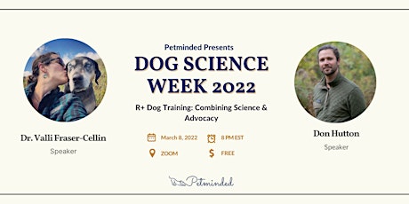 R+ Dog Training (Petminded 2022 Dog Science Week) primary image