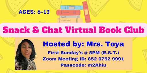 Snack & Chat Virtual Book Club