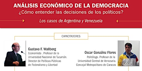 Imagen principal de Salta: Taller de formación: “Análisis económico de la democracia”