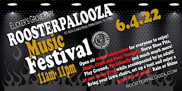 Roosterpalooza Music Festival