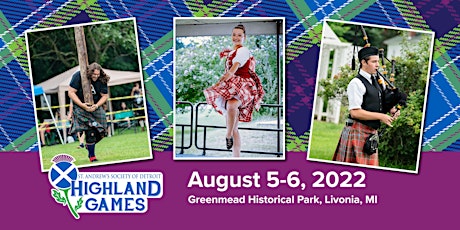 St. Andrew's Society of Detroit 2022 Highland Games tickets