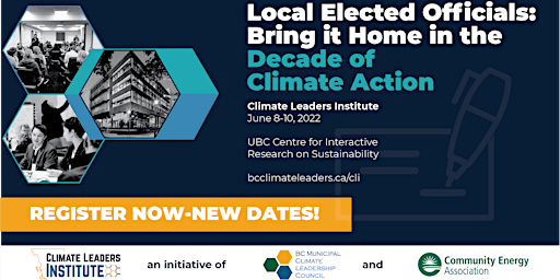 Climate Leaders Institute: Bringing it Home in the Decade of Climate Action