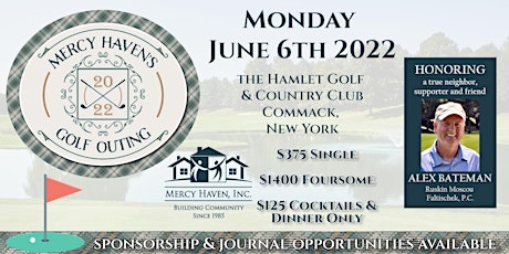 22nd Annual Golf Outing tickets