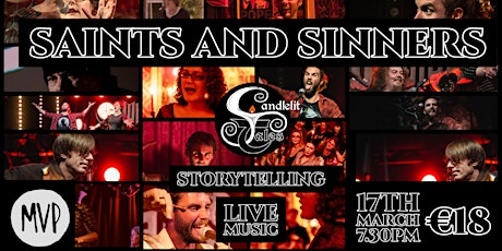 Candllelit Tales  - Live Storytelling - Saints & Sinners @ MVP primary image