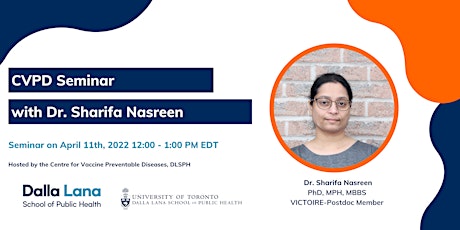 CVPD Seminar - Dr. Sharifa Nasreen
