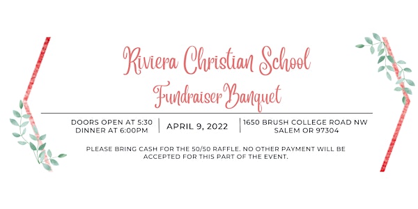 Riviera Christian School Fundraiser Banquet