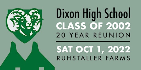Dixon High School Class of 2002 Reunion tickets