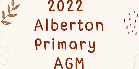 Alberton Primary School 2022 AGM primary image