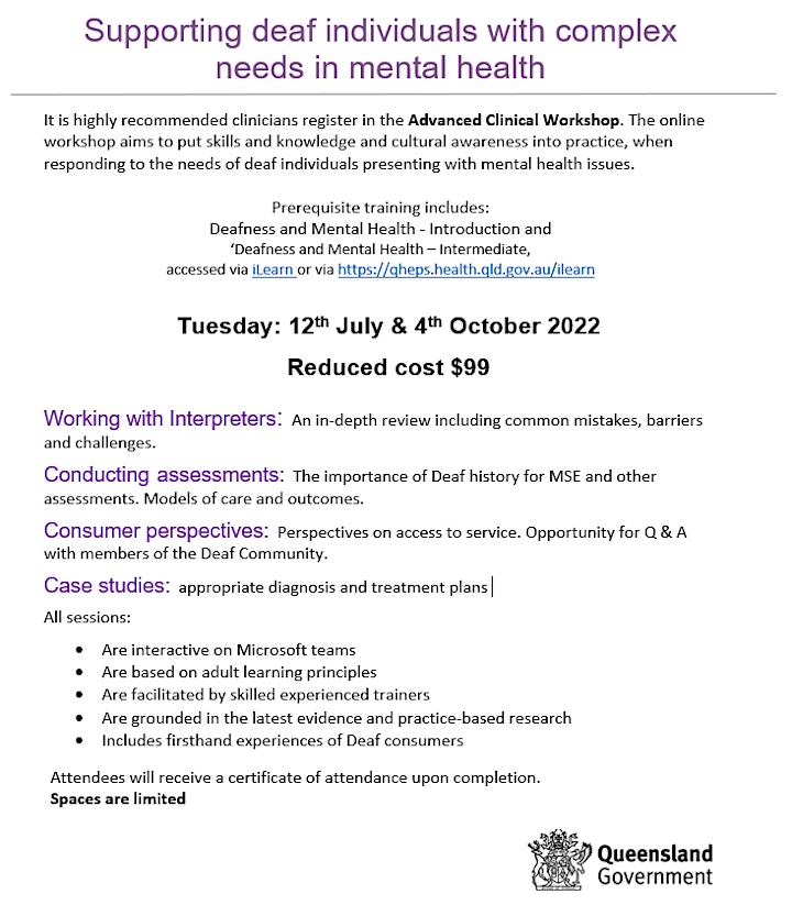 2022 Supporting deaf individuals with complex needs in mental health image