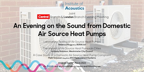 An Evening on the Sound from Domestic Air Source Heat Pumps primary image