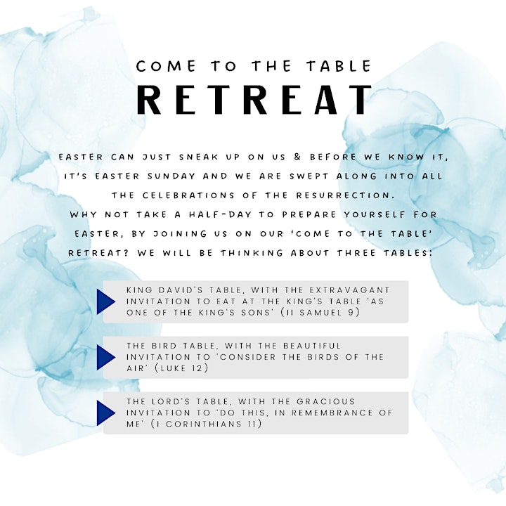 Spiritual Retreat - Come to the Table image
